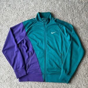 Nike Track Jacket M (Teal/Purple)